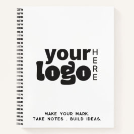ロゴはこちらプロフェッショナル白黒ブランド ノートブック
