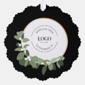 ロゴはこちらホリデーモダンリース事業 オーナメントカード (裏面)