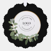 ロゴはこちらホリデーモダンリース事業 オーナメントカード (正面)