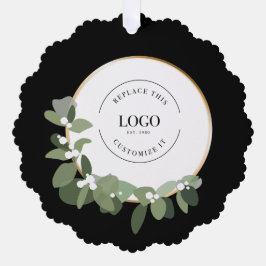 ロゴはこちらホリデーモダンリース事業 オーナメントカード