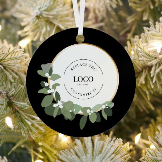 ロゴはこちらホリデーモダンリース事業 メタルオーナメント (インサイチュ)