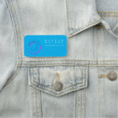 ロゴはこちらホログラフィックカラー 名札 (インサイチュ)