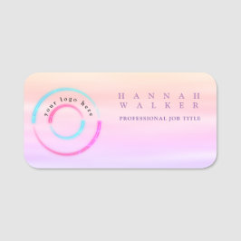 ロゴはこちらホログラフィックカラー 名札