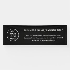 ロゴはこちら企業のビジネスプロフェッショナル会社 横断幕