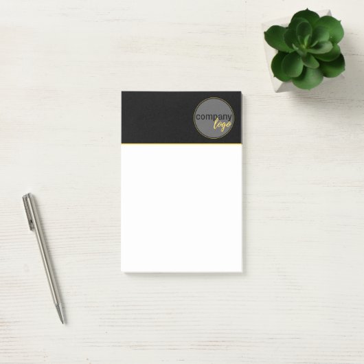 ロゴはこちら会社ブランドのビジネスプロモーション ポストイット (オフィス)