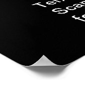 ロゴはこちら営業時間企業のQRコード会社 ポスター (角)