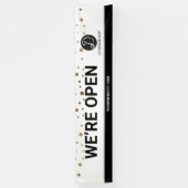 ロゴはこちら営業開始 横断幕 (縦)