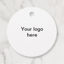 ロゴはこちら白いシンプル贈りミニマルラベル