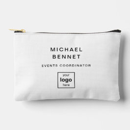 ロゴはこちら白黒プロフェッショナル アクセサリーポーチ