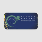 ロゴはこちら緑 名札 (正面)