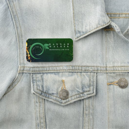 ロゴはこちら緑 名札 (インサイチュ)