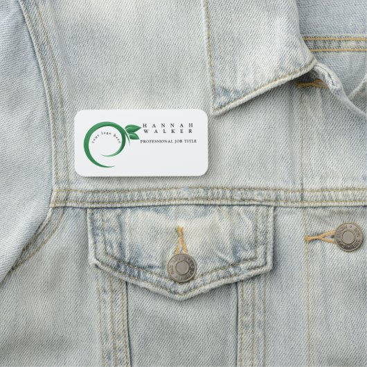 ロゴはこちら緑 名札 (インサイチュ)