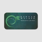 ロゴはこちら緑 名札 (正面)