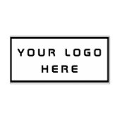 ロゴはこちら1.5" x 3"ゴム印 ラバースタンプ (インプリント)