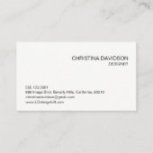 ロゴはこちら、シンプルカスタマイズ可能な名刺 名刺 (裏面)