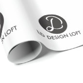 ロゴはこちら、シンプルカスタマイズ可能 ラッピングペーパー (ロールコーナー)