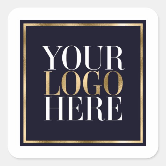 ロゴはこちら スクエアシール (正面)