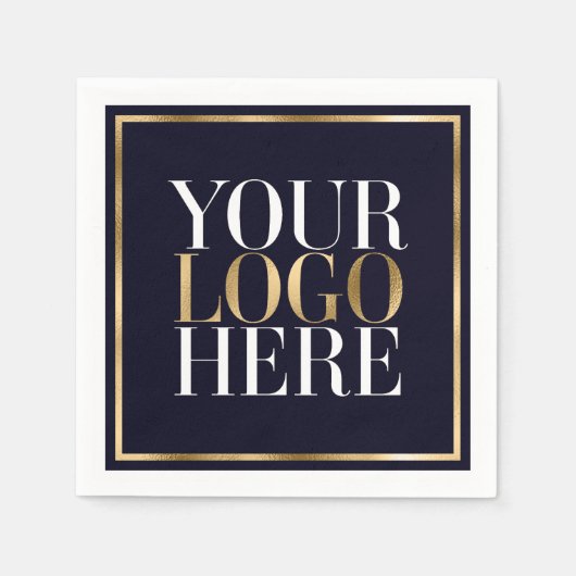 ロゴはこちら スタンダードカクテルナプキン (正面)