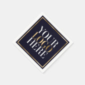 ロゴはこちら スタンダードカクテルナプキン (角)