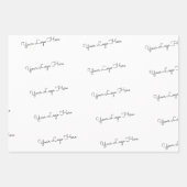 ロゴはこちら ラッピングペーパーシート (正面3)