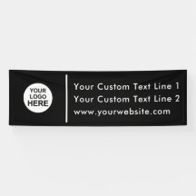 ロゴはこちら – 黒または白のカラーバナー