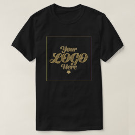 ロゴはこちら – Mensブラックカラー Tシャツ