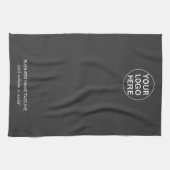 ロゴはこちらClean Gray Branded Business キッチンタオル (横)