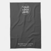 ロゴはこちらClean Gray Branded Business キッチンタオル (縦)