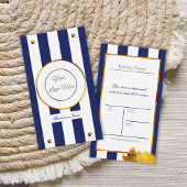 ロゴはっきりした製品価格を持つネイビーブルー金ゴールドラベル