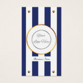 ロゴはっきりした製品価格を持つネイビーブルー金ゴールドラベル (正面)