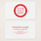 ロゴまたはその他の画像 | クリスマスホワイトとレッド (正面&裏面)