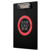 ロゴまたはその他の画像 | 黒赤と白 クリップボード (左)