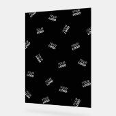 ロゴまたはアップロードされたイメージ | 散乱パターン アクリルサイン (傾斜)