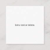 ロゴまたはアップロードされたイメージ | 散乱パターン エンクロージャーカード (裏面)