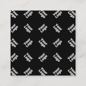 ロゴまたはアップロードされたイメージ | 散乱パターン エンクロージャーカード (正面)