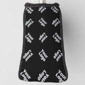 ロゴまたはアップロードされたイメージ | 散乱パターン ゴルフヘッドカバー (回転90)