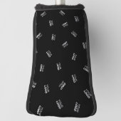 ロゴまたはアップロードされたイメージ | 散乱パターン ゴルフヘッドカバー (回転90)