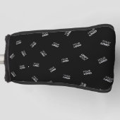 ロゴまたはアップロードされたイメージ | 散乱パターン ゴルフヘッドカバー (正面)