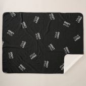 ロゴまたはアップロードされたイメージ | 散乱パターン シェルパブランケット (正面(横))