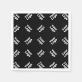 ロゴまたはアップロードされたイメージ | 散乱パターン スタンダードカクテルナプキン (正面)