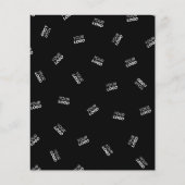 ロゴまたはアップロードされたイメージ | 散乱パターン チラシ (正面)