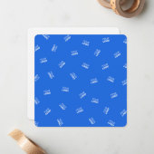 ロゴまたはアップロードされたイメージ | 散乱パターン ノートカード (正面/裏面インサイチュ)