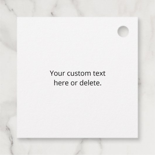 ロゴまたはアップロードされたイメージ | 散乱パターン フェイバータグ (裏面)