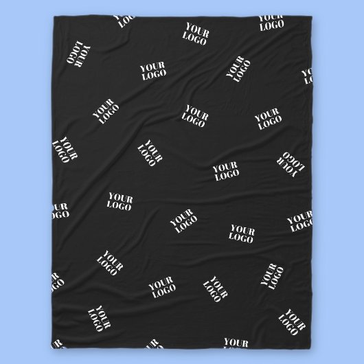 ロゴまたはアップロードされたイメージ | 散乱パターン フリースブランケット