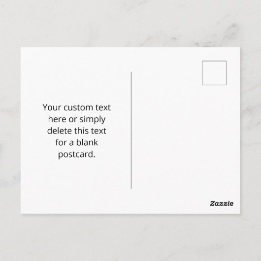 ロゴまたはアップロードされたイメージ | 散乱パターン ポストカード (裏面)
