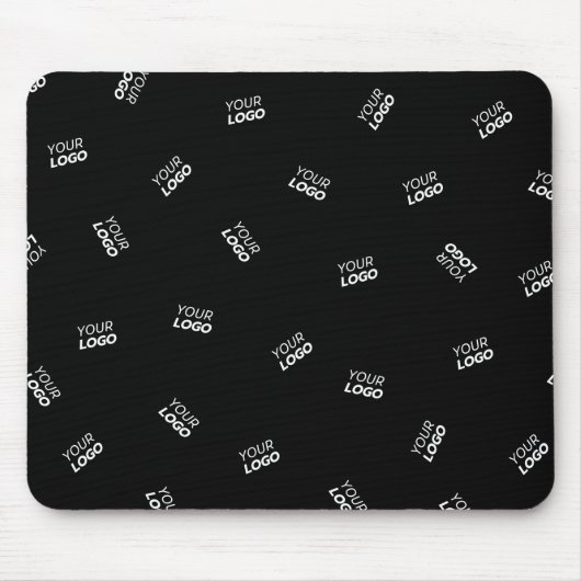ロゴまたはアップロードされたイメージ | 散乱パターン マウスパッド (正面)