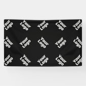 ロゴまたはアップロードされたイメージ | 散乱パターン 横断幕 (横)