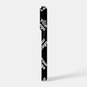 ロゴまたはアップロードされたイメージ | 散乱パターン iPhoneケース (左側面)