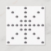 ロゴまたはアップロードされた画像 | 星型 エンクロージャーカード (正面)