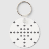 ロゴまたはアップロードされた画像 | 星型 キーホルダー (裏面)